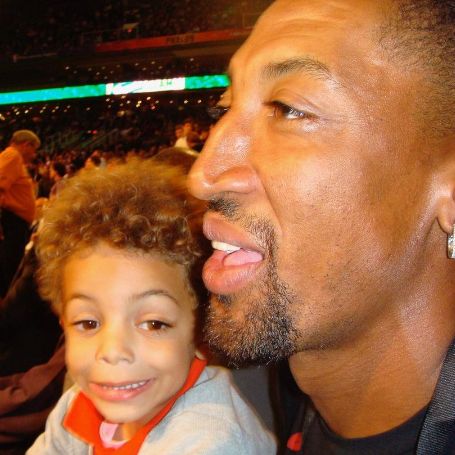 Justin Pippen participated in an event show with his father, Scottie Pippen